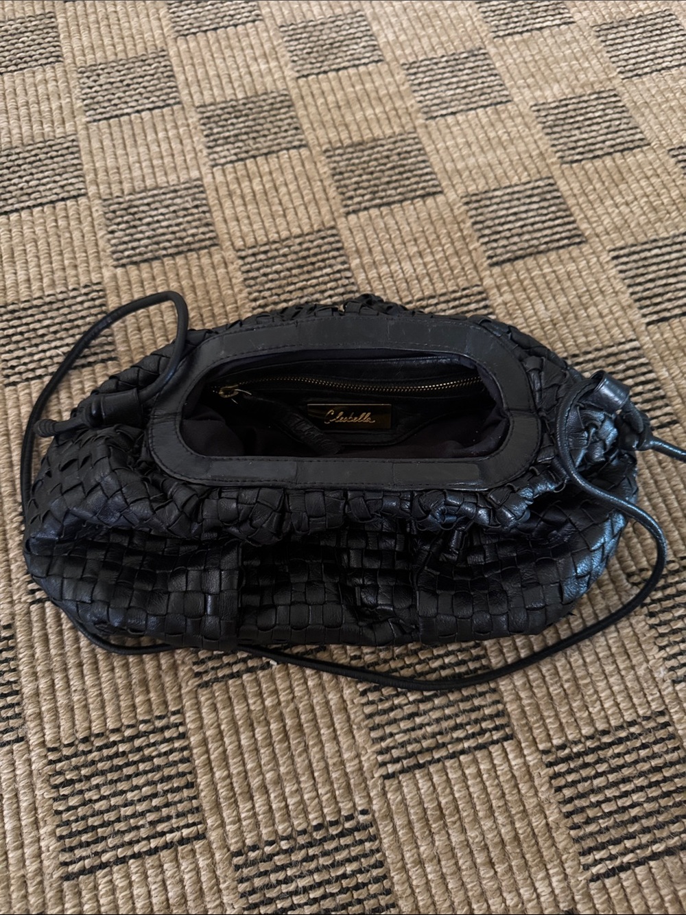 Cleobella Woven Genuine Leather Crossbody Bag - Picture 3 of 4